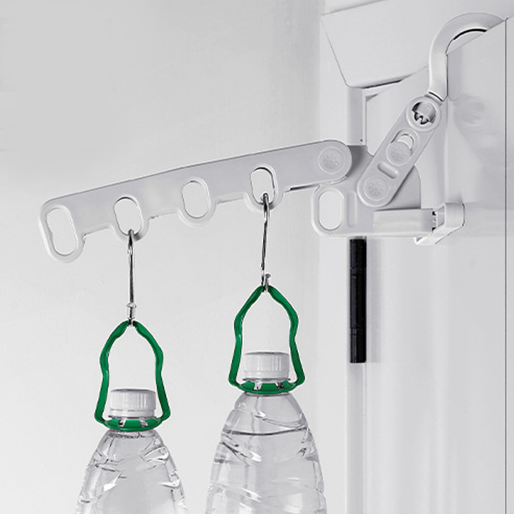 Trên Cửa Gấp Quần Áo Giá Phơi Phòng Giặt Treo Móc Có 5 Lỗ Cho Du Lịch