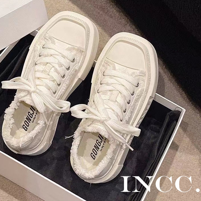 Giày thể thao nữ JIBEIS INCC B97F0FU 34Z230826 đáy dày thoáng khí thời trang 2023 mới cho nữ