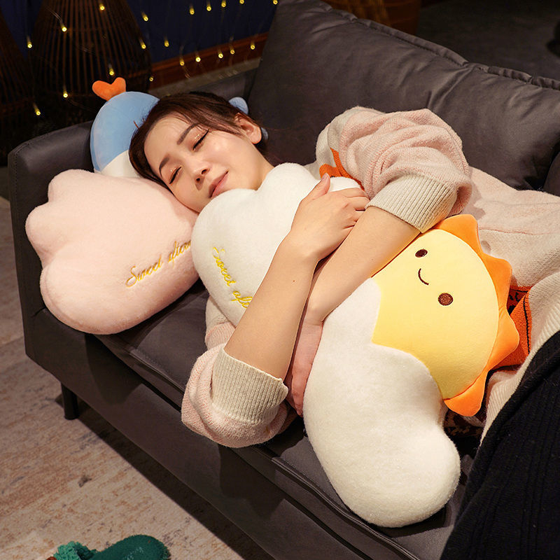 Gối Ôm Hình Đám Mây Cầu Vồng Siêu Mềm Kiểu Bắc Âu Sáng Tạo