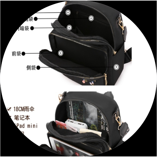 Ba Lô Thêu Hoa Thời Trang Nữ Tính balo nữ đẹp balo mini