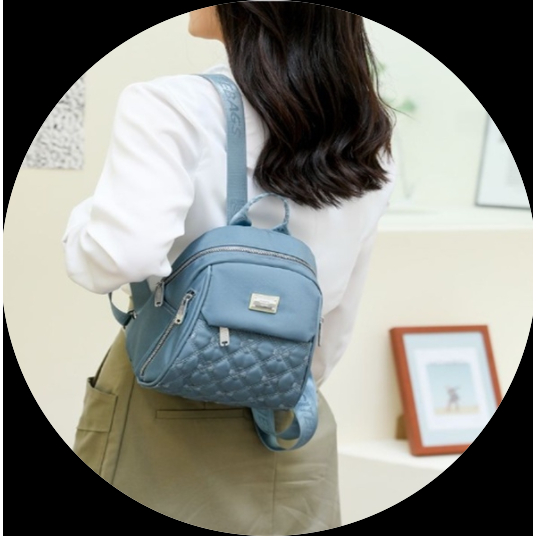 Ba Lô Vải Oxford Mini Kiểu Dáng Đơn Giản Thời Trang Dành Cho Nữ