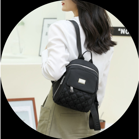 Ba Lô Vải Oxford Mini Kiểu Dáng Đơn Giản Thời Trang Dành Cho Nữ