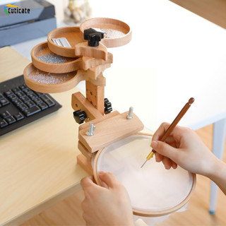 Khung thêu tranh chữ thập đính hạt kèm giá đỡ dự án szlinyou1