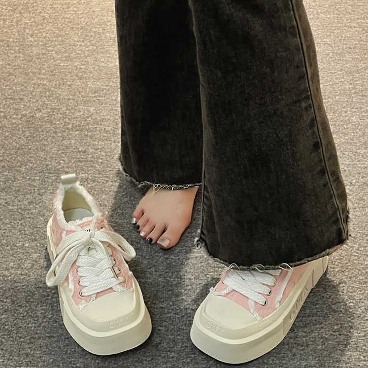 Giày thể thao nữ JIBEIS INCC B97F0FU 34Z230826 đáy dày thoáng khí thời trang 2023 mới cho nữ