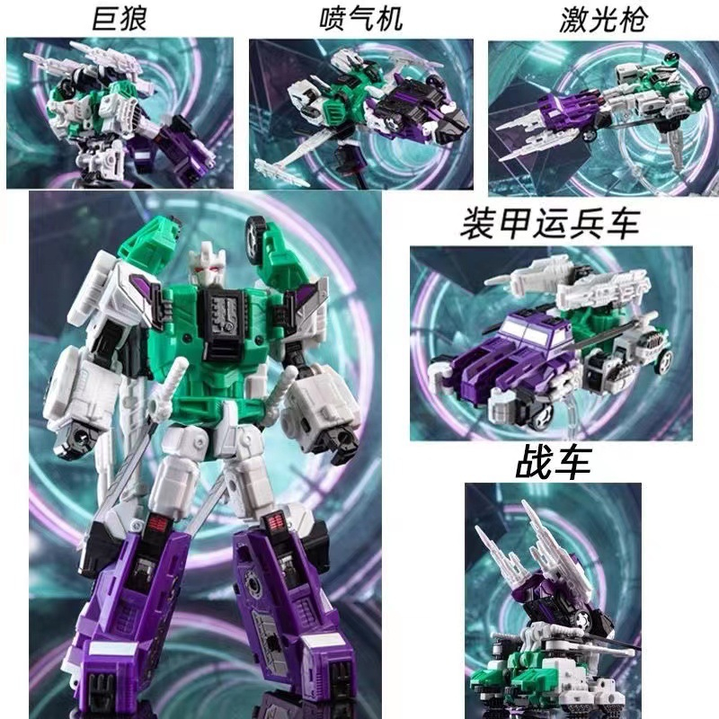 Jinbao Mô Hình Đồ Chơi robot Biến Hình ninja staff sixth-Lel