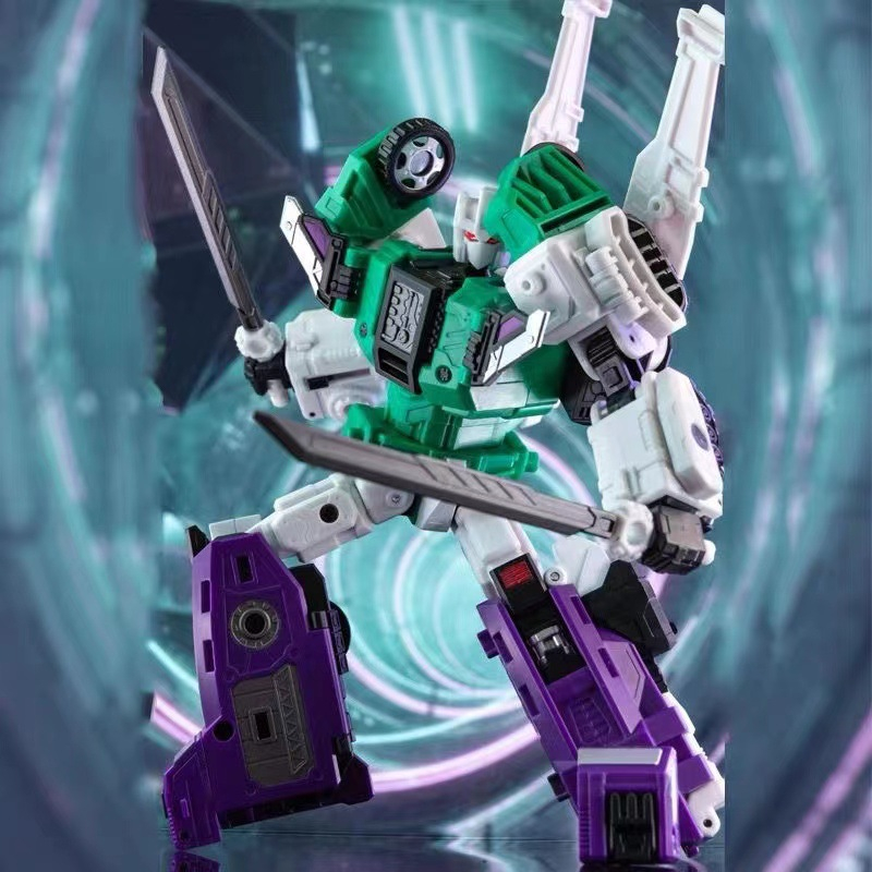 Jinbao Mô Hình Đồ Chơi robot Biến Hình ninja staff sixth-Lel