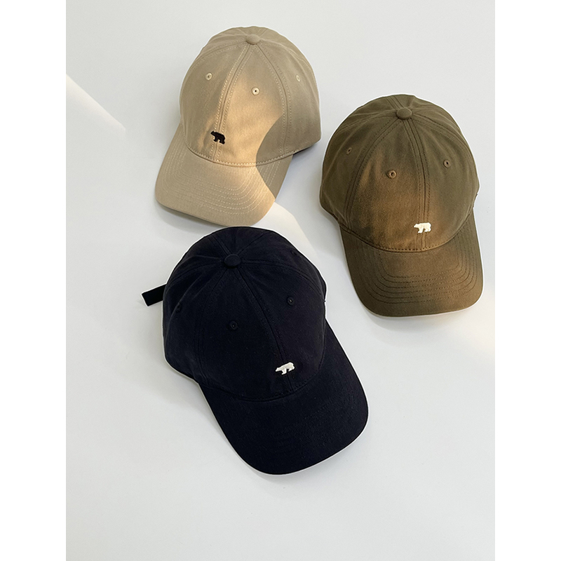 Mới Mũ Lưỡi Trai Thêu Hình Gấu Bắc Cực Thời Trang