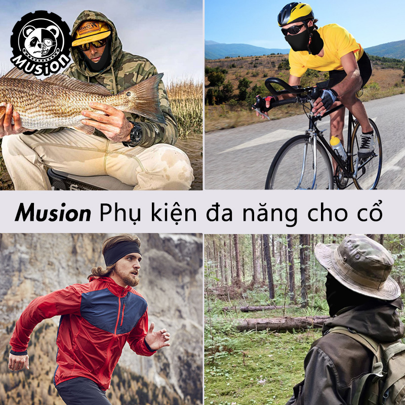 Khăn che mặt Musion thấm hút mồ hôi thoáng khí đa năng