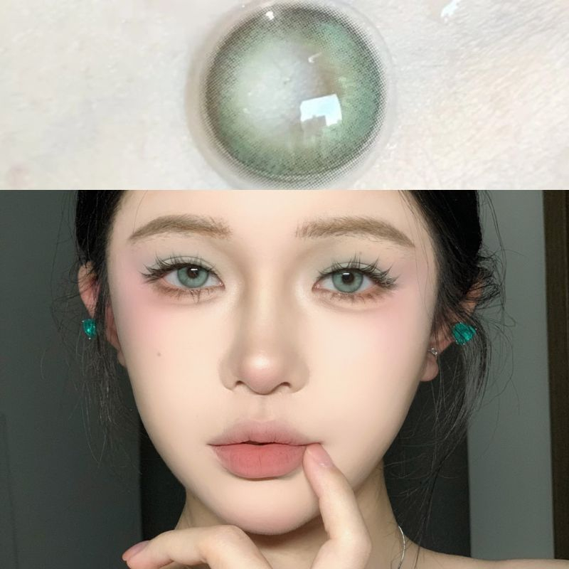 Bộ 2 Món Mỹ Phẩm Mắt Kính 14.2mm 0.00--5.00 Độ Uyai