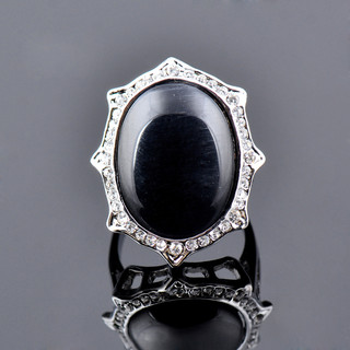 Nhẫn đá opal lớn thời trang jz613