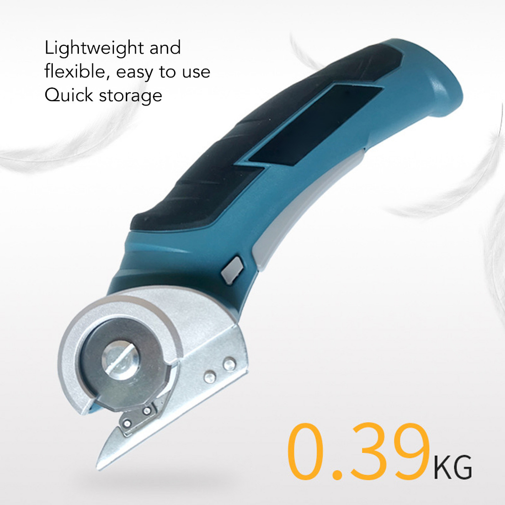 ▲Kéo Điện Không Dây Lưỡi Thép Mạnh Mẽ Máy Cắt Mini Cho Vải Thảm Tông 100‑240V