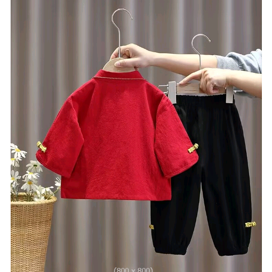 Bộ Đồ Hán Phục Phong Cách Trung Hoa Xinh Xắn Cho Bé