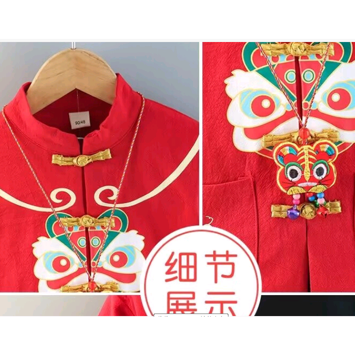 Bộ Đồ Hán Phục Phong Cách Trung Hoa Xinh Xắn Cho Bé