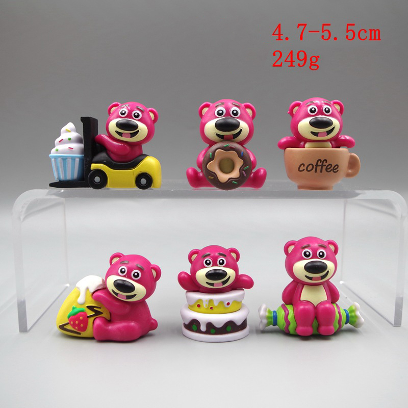 DISNEY Set 6 Mô Hình Đồ Chơi Nhân Vật Phim Hoạt Hình toy story 4-9cm