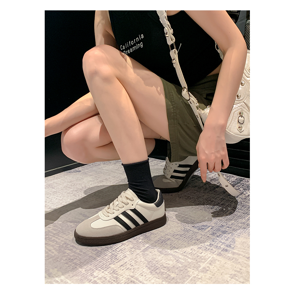 Giày Thể Thao Đế Bằng Phong Cách Đức vintage Thời Trang Hè Thu 2023
