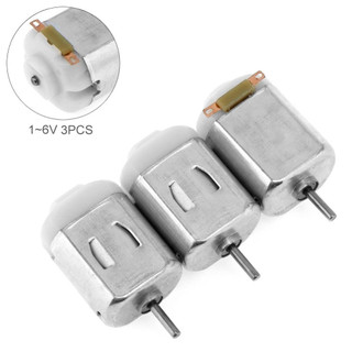 3 Cái / bộ 130 Động Cơ DC Nhỏ 1 - 6V Micro Motor Với Đường Kính Trục 2 Mm Cho Đồ Chơi Mô Hình