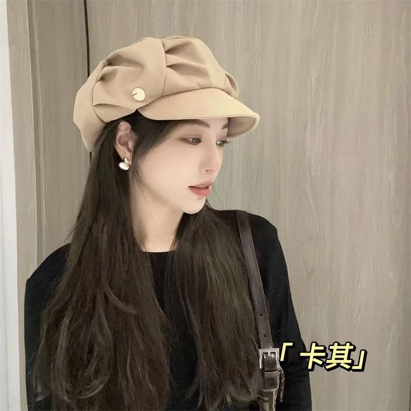 Mũ beret Xếp Ly Phong Cách Thời Trang Hàn Quốc 2023