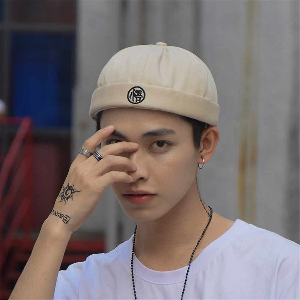 Gaseryo Mũ Beanie Không Vành Màu Trơn dragon ball Phong Cách Vintage Cho Nam Và Nữ