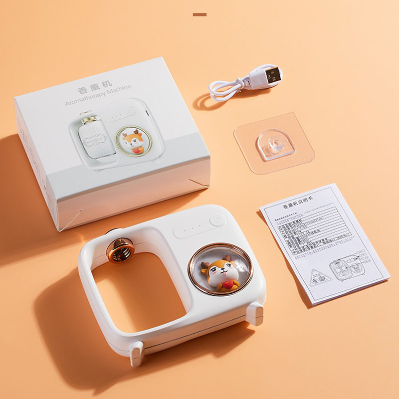 Máy xịt thơm phòng tự động treo tường, Máy xông tinh dầu phòng ngủ pin sạc