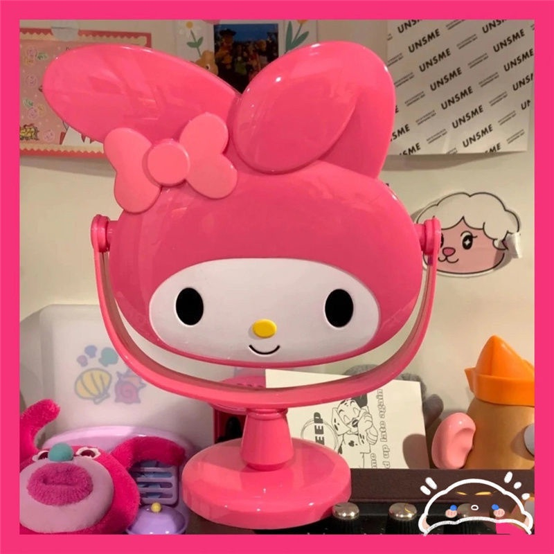 Gương Trang Điểm Để Bàn Hình kuromi / melody / hello kitty Đáng Yêu