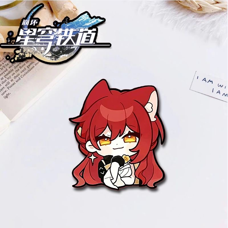 Huy Hiệu Cài Áo acrylic Hình Ngôi Sao / Chén Ra Ngoài luocha kafka himeko