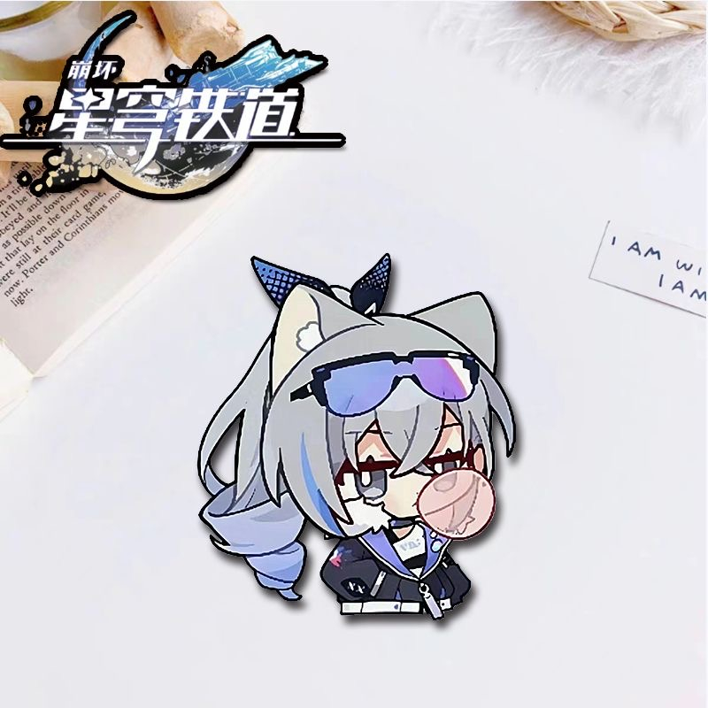 Huy Hiệu Cài Áo acrylic Hình Ngôi Sao / Chén Ra Ngoài luocha kafka himeko
