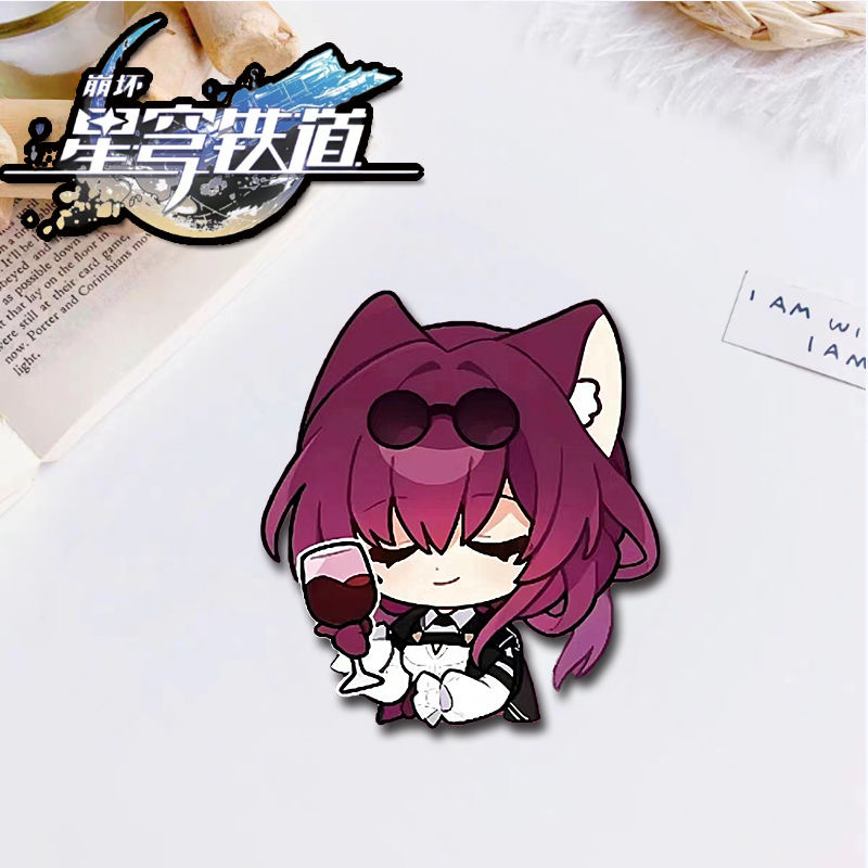 Huy Hiệu Cài Áo acrylic Hình Ngôi Sao / Chén Ra Ngoài luocha kafka himeko
