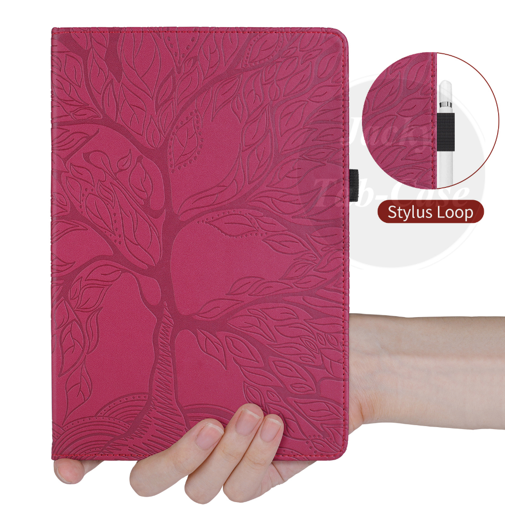 Dành Cho Xiaomi Pad 6 Pad6 Pro 11.0 "Mi Pad 6Pro 5G 11.0 inch Thời Trang 360° Ốp lưng xoay 3D kiểu cây bằng da PU dạng lật