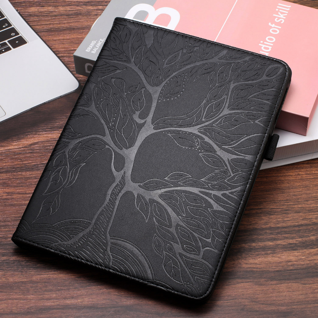 Dành Cho Xiaomi Pad 6 Pad6 Pro 11.0 "Mi Pad 6Pro 5G 11.0 inch Thời Trang 360° Ốp lưng xoay 3D kiểu cây bằng da PU dạng lật