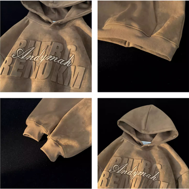 Áo Hoodie Dáng Rộng Lót Nhung Dày Dặn Thời Trang Thu Đông Hàn Quốc Cho Nam Và Nữ Áo Mùa Đông Nam Hoodie Zip Xám Drew Chính Hãng