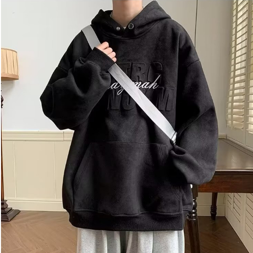 Áo Hoodie Dáng Rộng Lót Nhung Dày Dặn Thời Trang Thu Đông Hàn Quốc Cho Nam Và Nữ Áo Mùa Đông Nam Hoodie Zip Xám Drew Chính Hãng