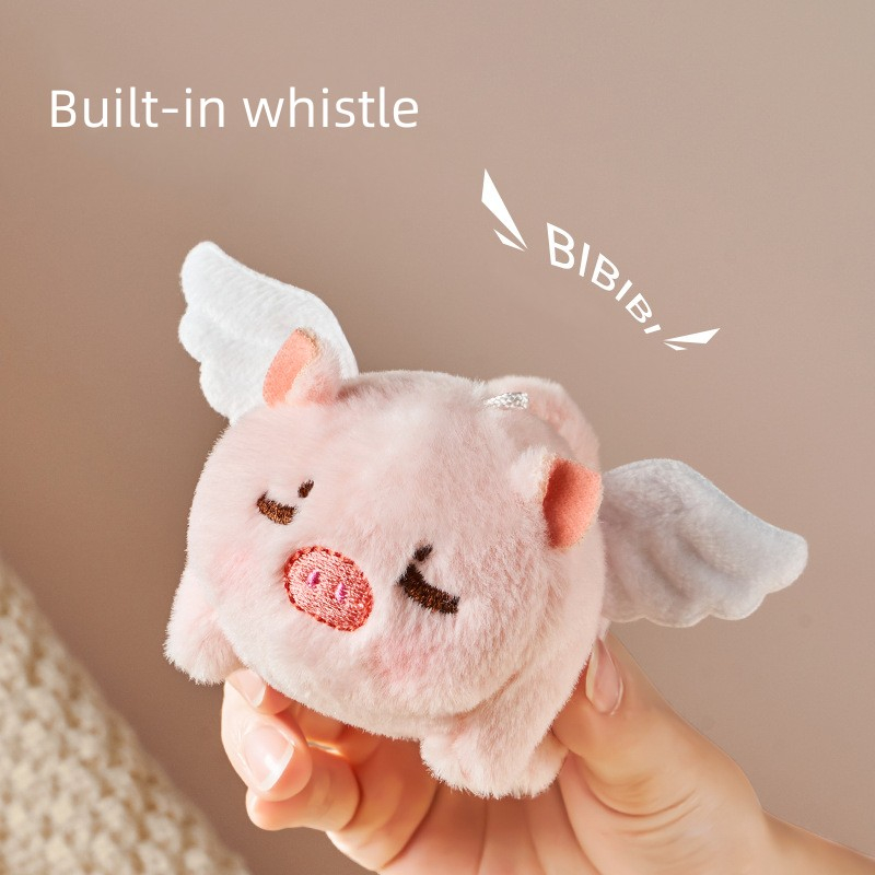 Móc Khóa Heo Nhồi Bông 10cm Dễ Thương