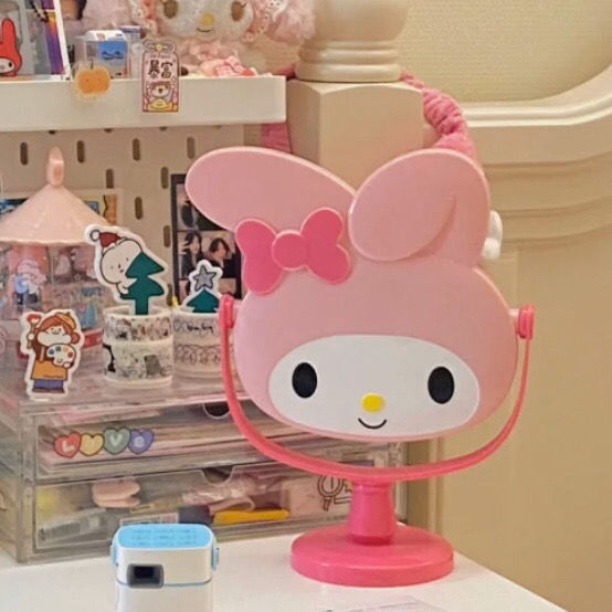Gương Trang Điểm Để Bàn Hình kuromi / melody / hello kitty Đáng Yêu