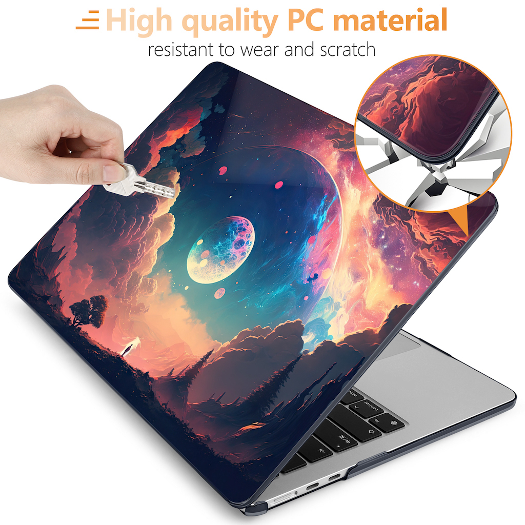 Ốp Điện Thoại Cho macbook air 13.3 13.6 15 inch pro13 14 16 "Với m2 m1 chip 2023-2012 / 2941 / 2681 / 2337 / 2338 / 2179 / 1932 / 2159 / 2289A19A19A / 19A