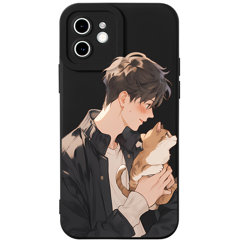 Ốp lưng GUMAN mềm cặp đôi dễ thương đẹp Cho iPhone 15 14 13 12 11 Pro Max SE 2020 X XR XS 8 7 ip 6S 6 Plus kute xyb2259