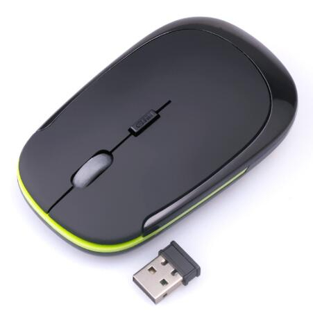 Chuột Quang Không Dây 2.4GHz + ĐầU NhậN USB Cho Laptop