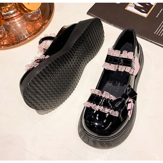 Giày Búp Bê Nữ Giày Lolita Da Mềm Màu đen Phong Cách Mary Jane Nhật Bản Lolita 2023 HZFWS0681
