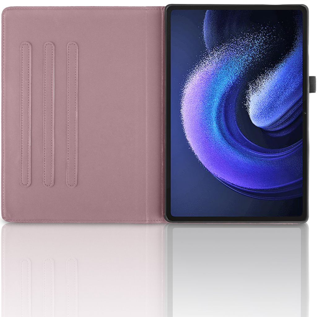 Dành Cho Xiaomi Pad 6 Pad6 Pro 11.0 "Mi Pad 6Pro 5G 11.0 inch Thời Trang 360° Ốp lưng xoay 3D kiểu cây bằng da PU dạng lật