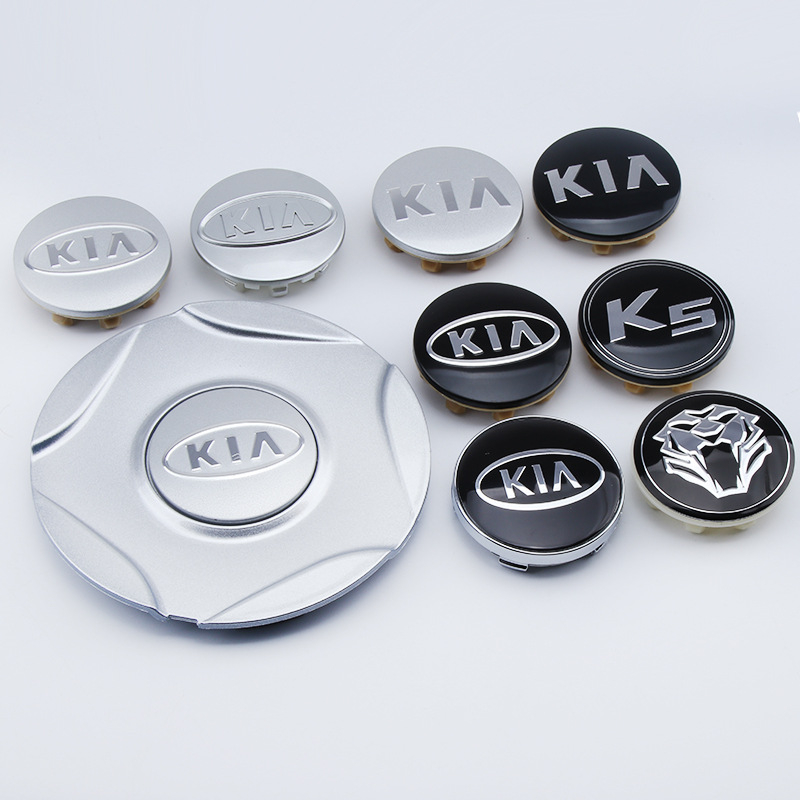 Kia set 4 Nắp Đậy Trục Bánh Xe Hơi 58mm / 139mm Bằng abs In logo Độc Đáo
