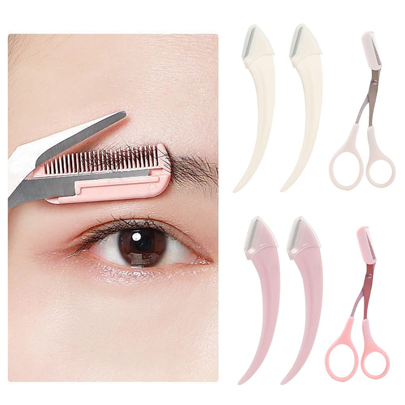Set 1 / 2 Dao Cạo Lông Mày Chuyên Dụng Cho Nữ