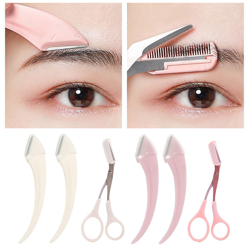 Set 1 / 2 Dao Cạo Lông Mày Chuyên Dụng Cho Nữ