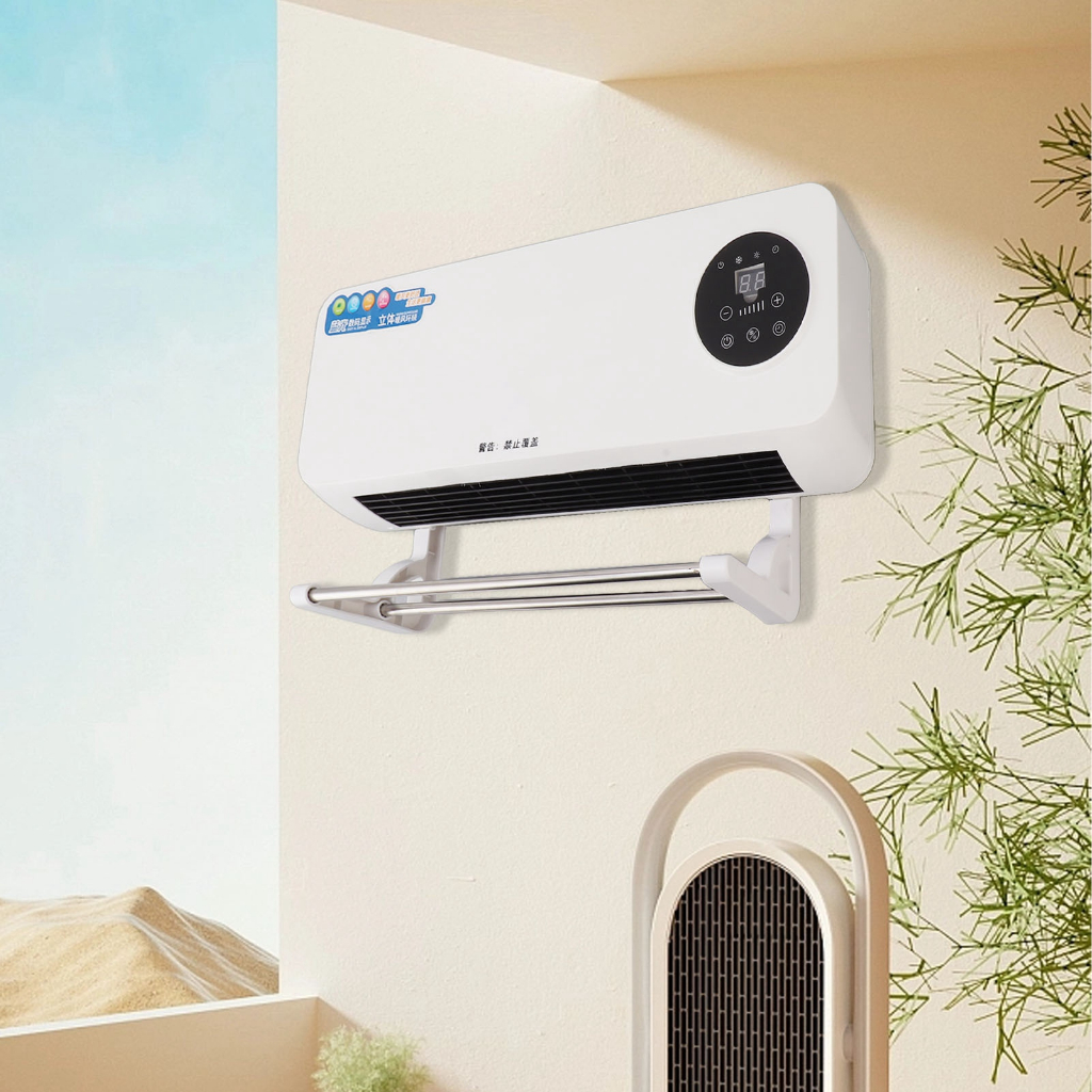 QuạtTreo Tường Nhỏ Điều Hòa Không Khí Di Động Làm Mát Nóng Cho Trường Học Văn Phòng Nhà Phích Cắm Châu Âu 220V