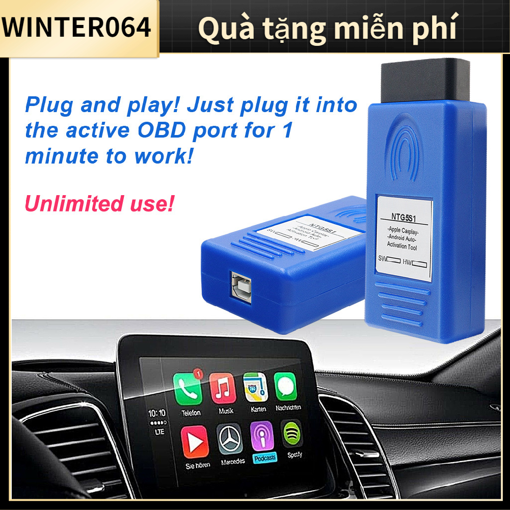 Công cụ kích hoạt xe hơi OBD Activator Phù hợp với dòng Mercedes ‑Benz NTG5S1 A/B/CLA/GLA/GLE/CLS Winter064