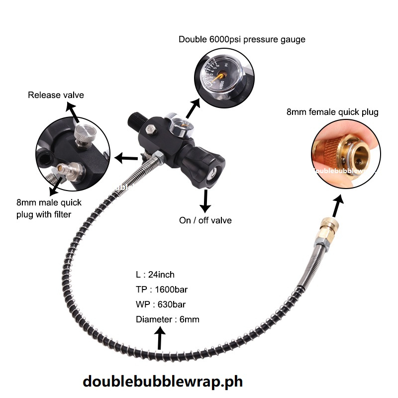 Van Chuyển Đổi Điều Chỉnh Khí Nén Cho Xi Lanh Sơn Mềm hpa