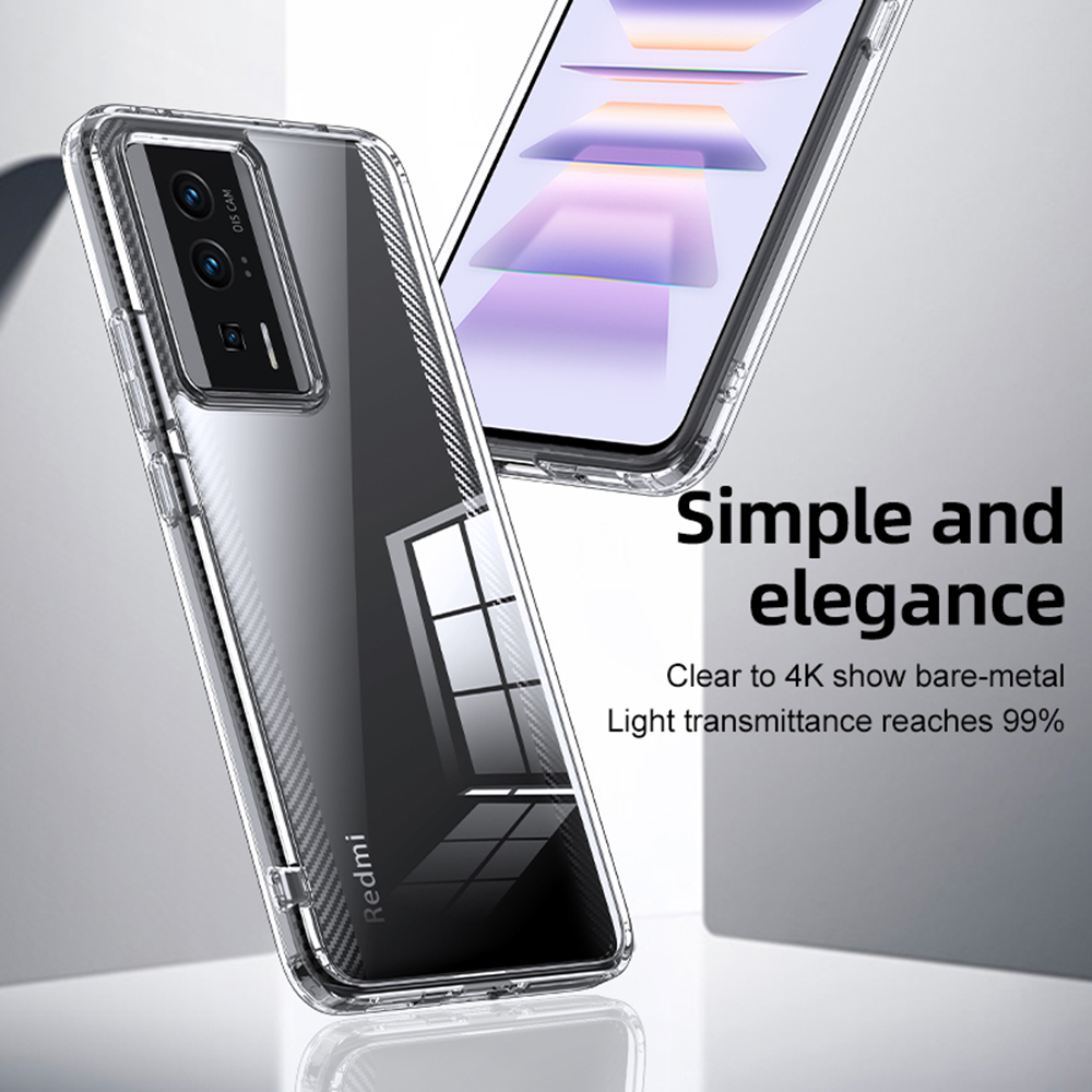 UFLAXE Ốp Cứng Chống Sốc Cho Xiaomi Redmi K60 / K60 Pro / K60E / K60 Ultra Ốp Điện Thoại Trong Suốt Mờ Ốp Lưng Bảo Vệ Toàn Diện Bền Chặt Chống Ố Vàng