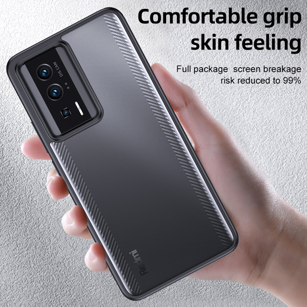 UFLAXE Ốp Cứng Chống Sốc Cho Xiaomi Redmi K60 / K60 Pro / K60E / K60 Ultra Ốp Điện Thoại Trong Suốt Mờ Ốp Lưng Bảo Vệ Toàn Diện Bền Chặt Chống Ố Vàng