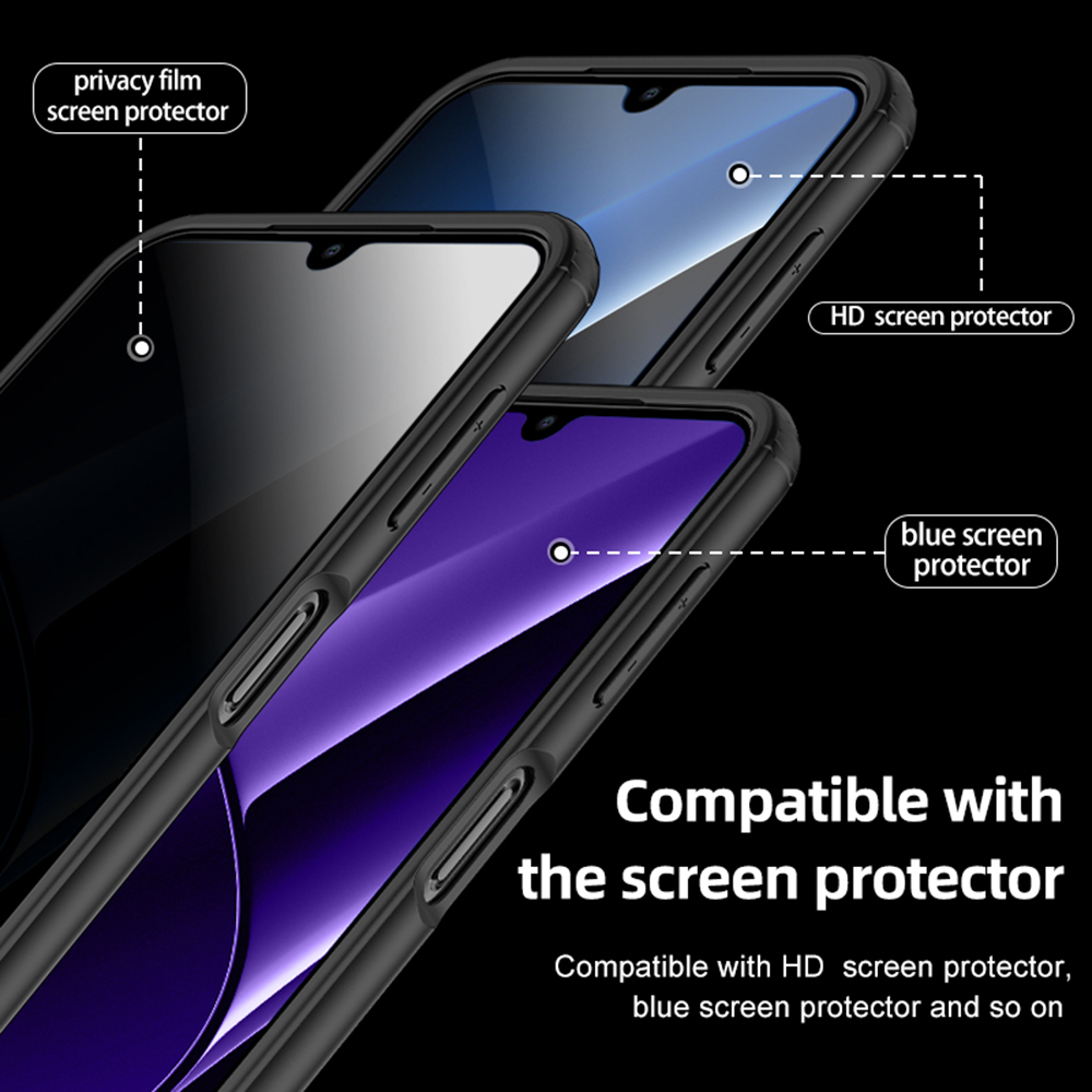 UFLAXE ICEY Ốp Cứng Chống Sốc Cho Samsung Galaxy A14 A24 A34 A54 5G Ốp Điện Thoại Trong Suốt Mờ Ốp Lưng Bảo Vệ Toàn Diện Bền Chặt Chống Vàng