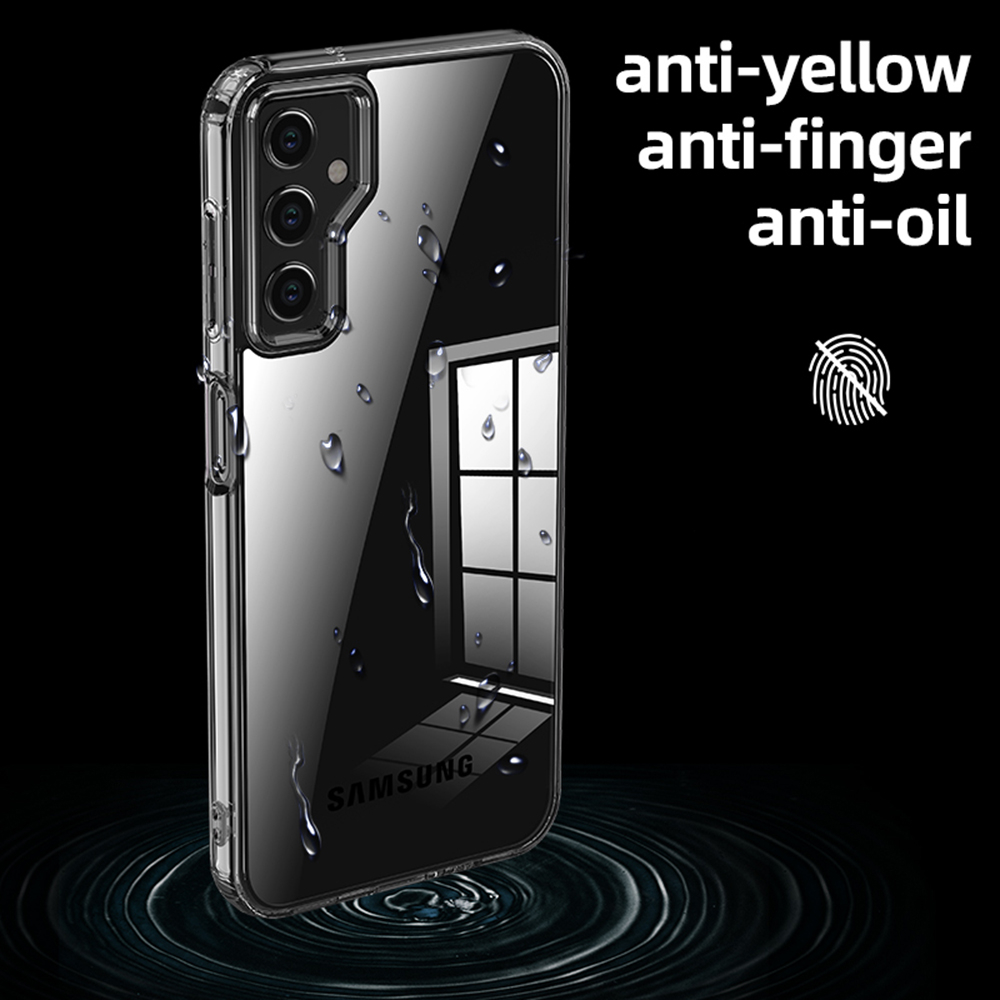 UFLAXE ICEY Ốp Cứng Chống Sốc Cho Samsung Galaxy A14 A24 A34 A54 5G Ốp Điện Thoại Trong Suốt Mờ Ốp Lưng Bảo Vệ Toàn Diện Bền Chặt Chống Vàng
