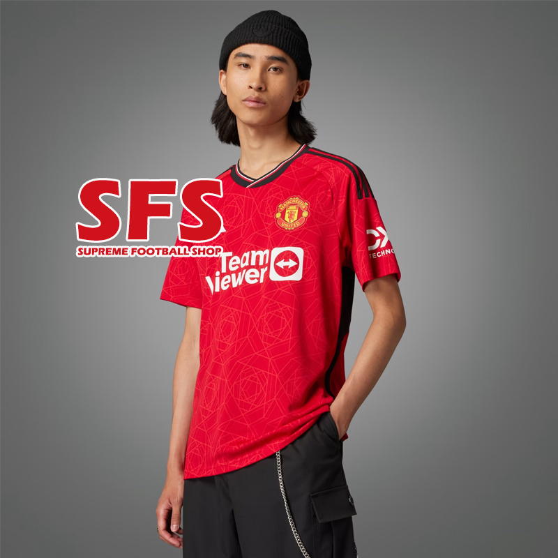 Áo Thun Bóng Đá Dáng Rộng Size S-5XL 23-24 MU Cho Nam