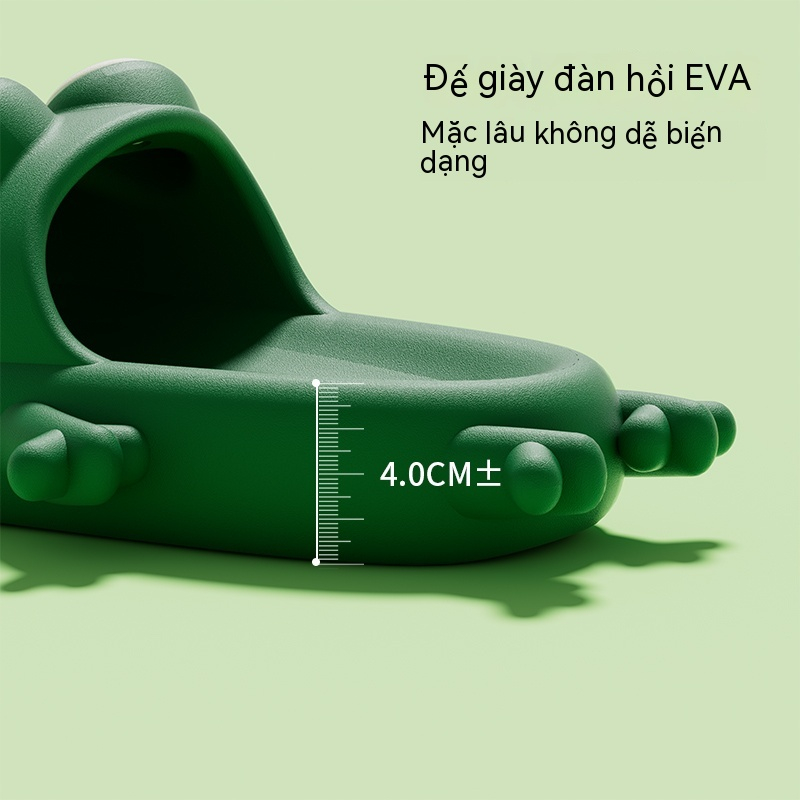 Dép Đi Trong Nhà Chống Trượt Hình Chú Ếch Dễ Thương